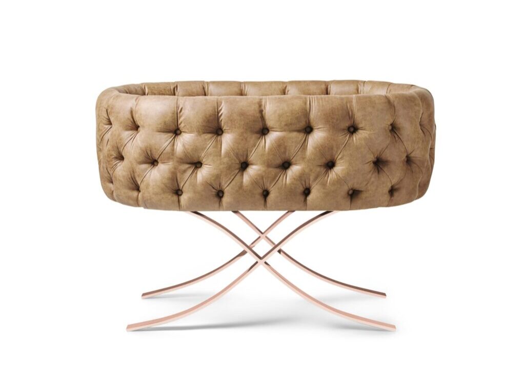Aristot Cognac Curule Bassinet