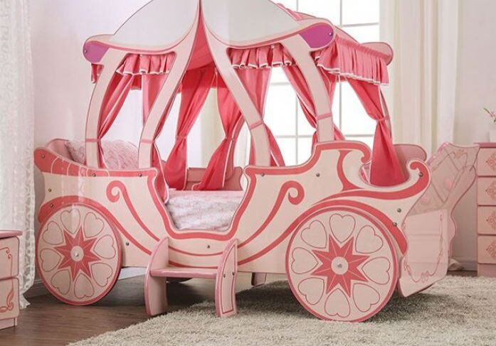 Carriage-Twin-Size-Canopy-Bed