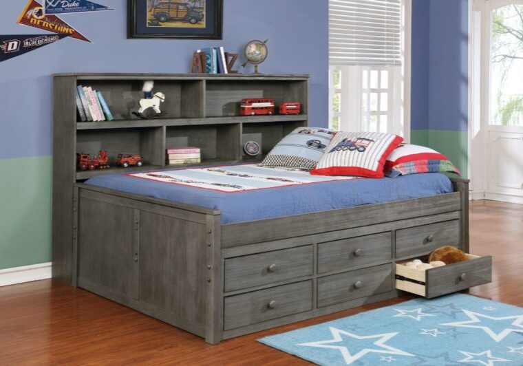 Full-Size-Bookcase-Lounge-Bed-Captains-Storage-Weathered-Grey-768x532