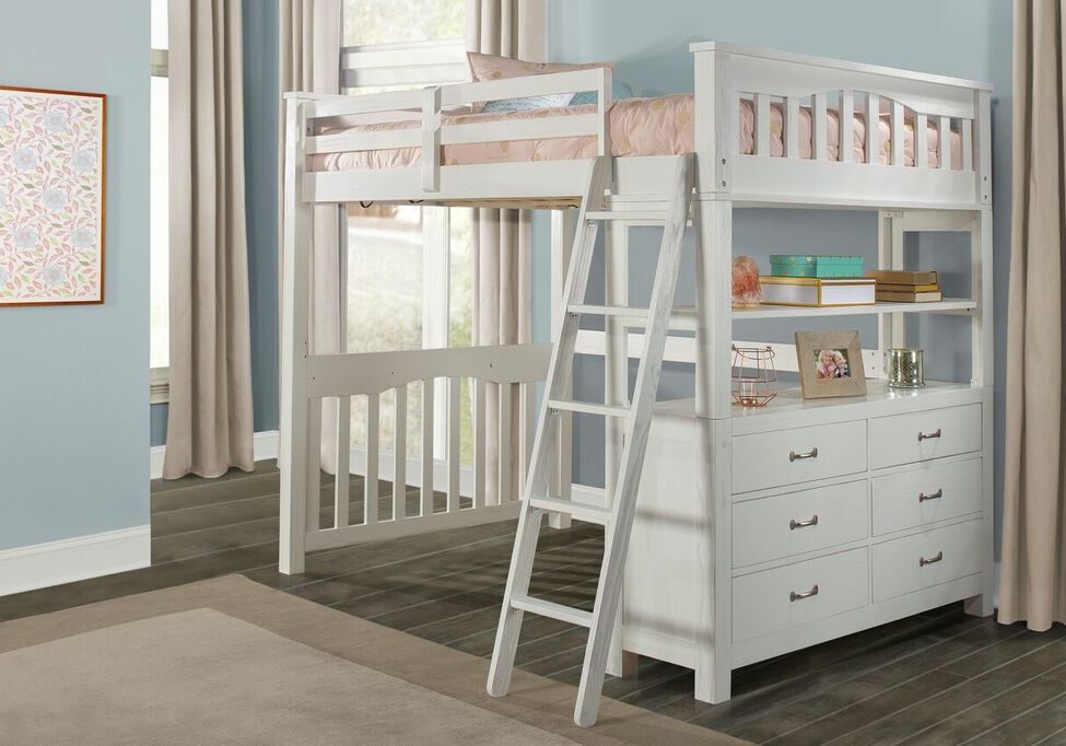 Kenwood-Full-Size-Loft-Bed-in-Distressed-White