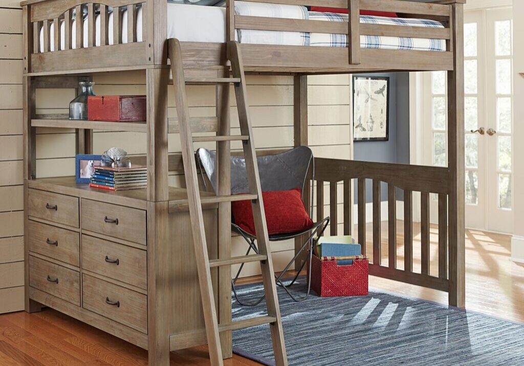 Kenwood Full Size Loft in Driftwood