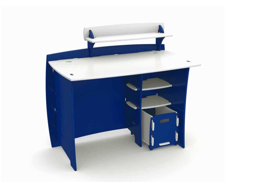 Race-Car-Collection-Desk-in-Blue-and-White