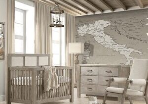 Rustico-5-in-1-Convertible-Crib-with-Upholstered-Paneled-Headboard-Room-Shot2