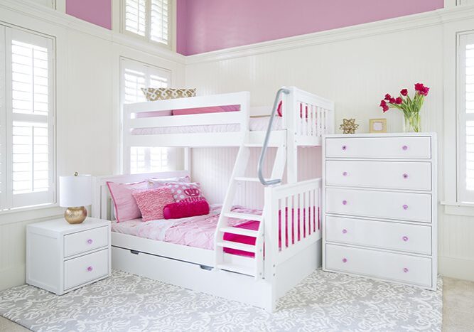SLOPE-Twin-over-Full-Bunk-Bed-with-Angeled-Ladder-in-White-with-Slatted-Headboard